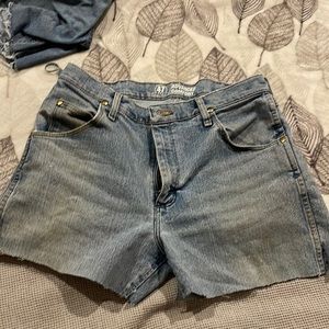 Handmade wrangler Jean cut off’s